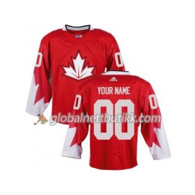 Canada Hockeydrakt Custom World Cup i ishockey 2016 Rød - Herre